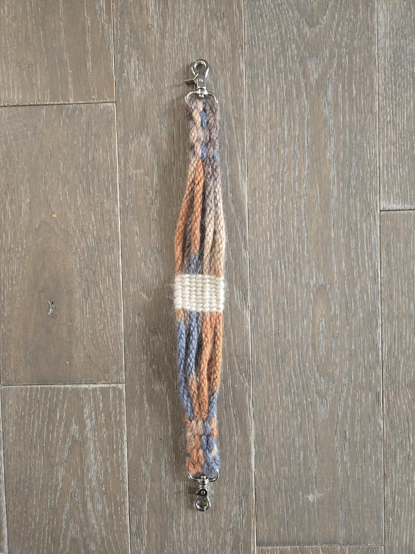 Custom wither strap, 100% mohair cord, grab strap for western horseback riding, handmade gift for equestrian, tack set