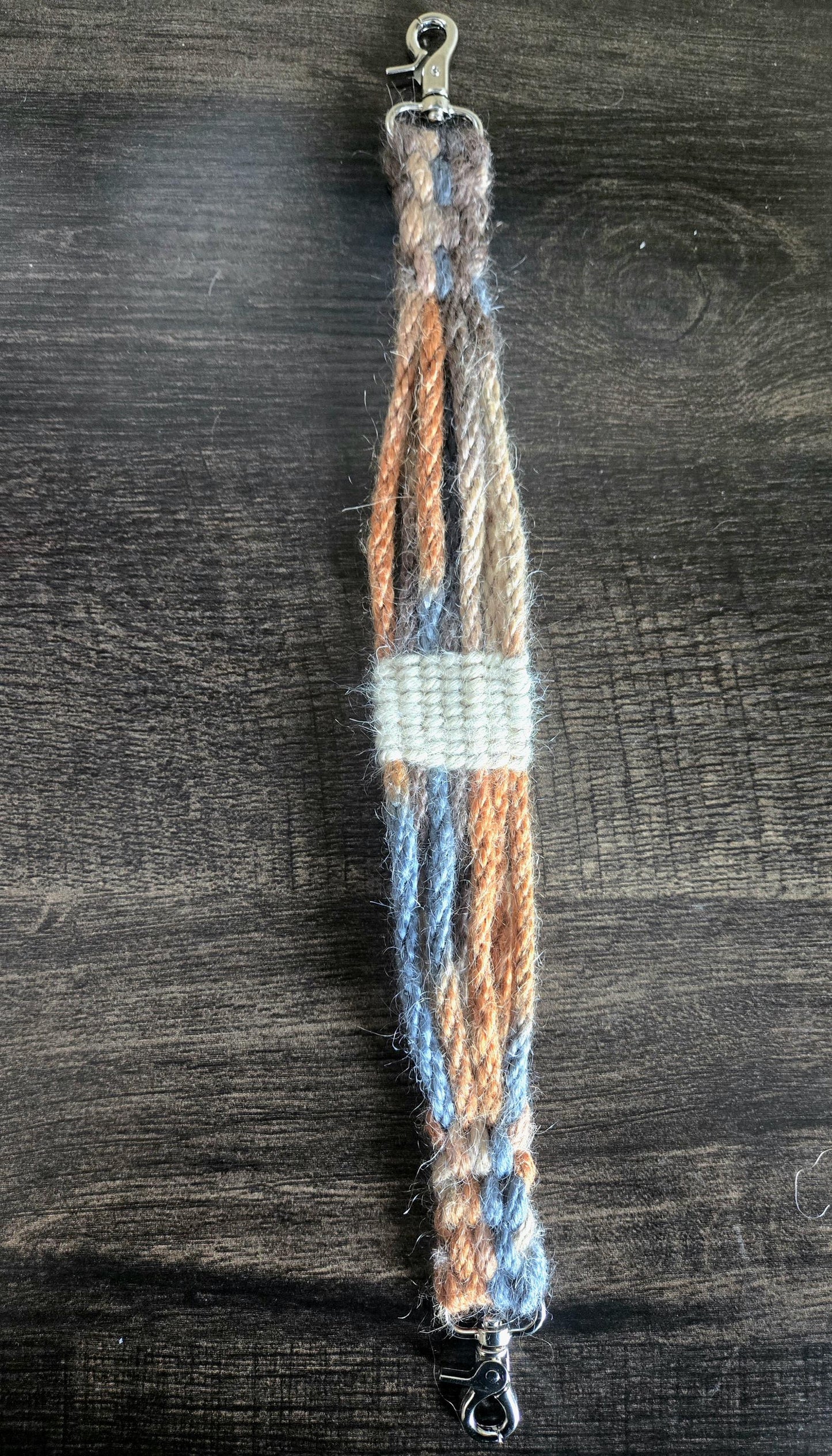 Custom wither strap, 100% mohair cord, grab strap for western horseback riding, handmade gift for equestrian, tack set