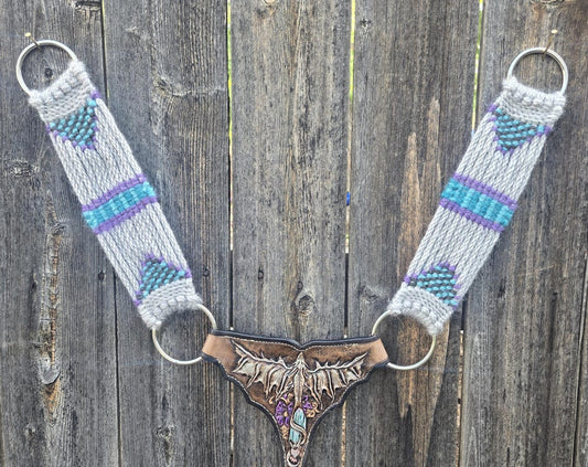 Mohair Gladiator Style Western Breast Collar
