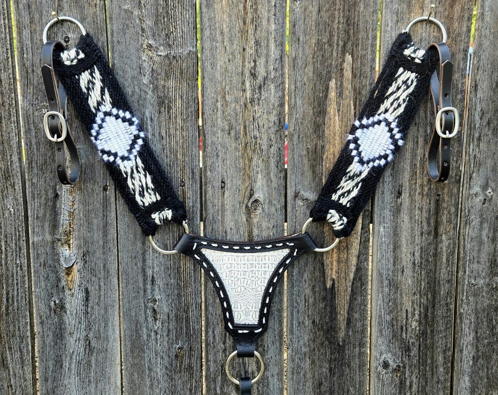 Mohair Breast Collar Gladiator Style