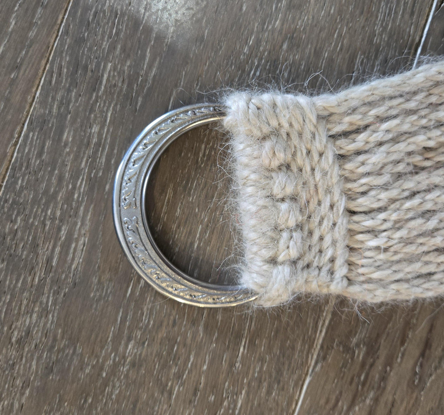 100% Mohair Breast Collar, Equestrian Tack Set for Western Horseback Riding, w/ Stainless Steel Buckles + Herman Oak Leather Tugs, Rainbow