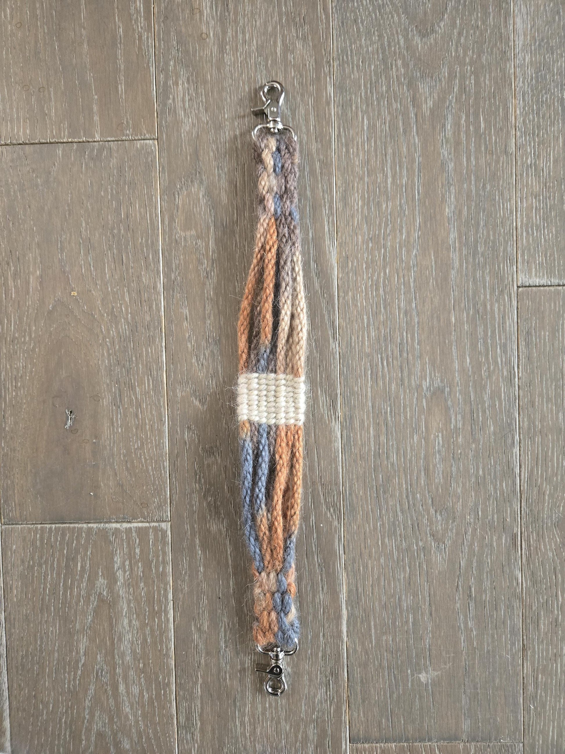 Custom wither strap, 100% mohair cord, grab strap for western horseback riding, handmade gift for equestrian, tack set