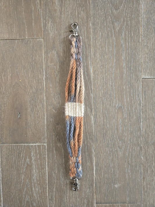 Custom wither strap, 100% mohair cord, grab strap for western horseback riding, handmade gift for equestrian, tack set