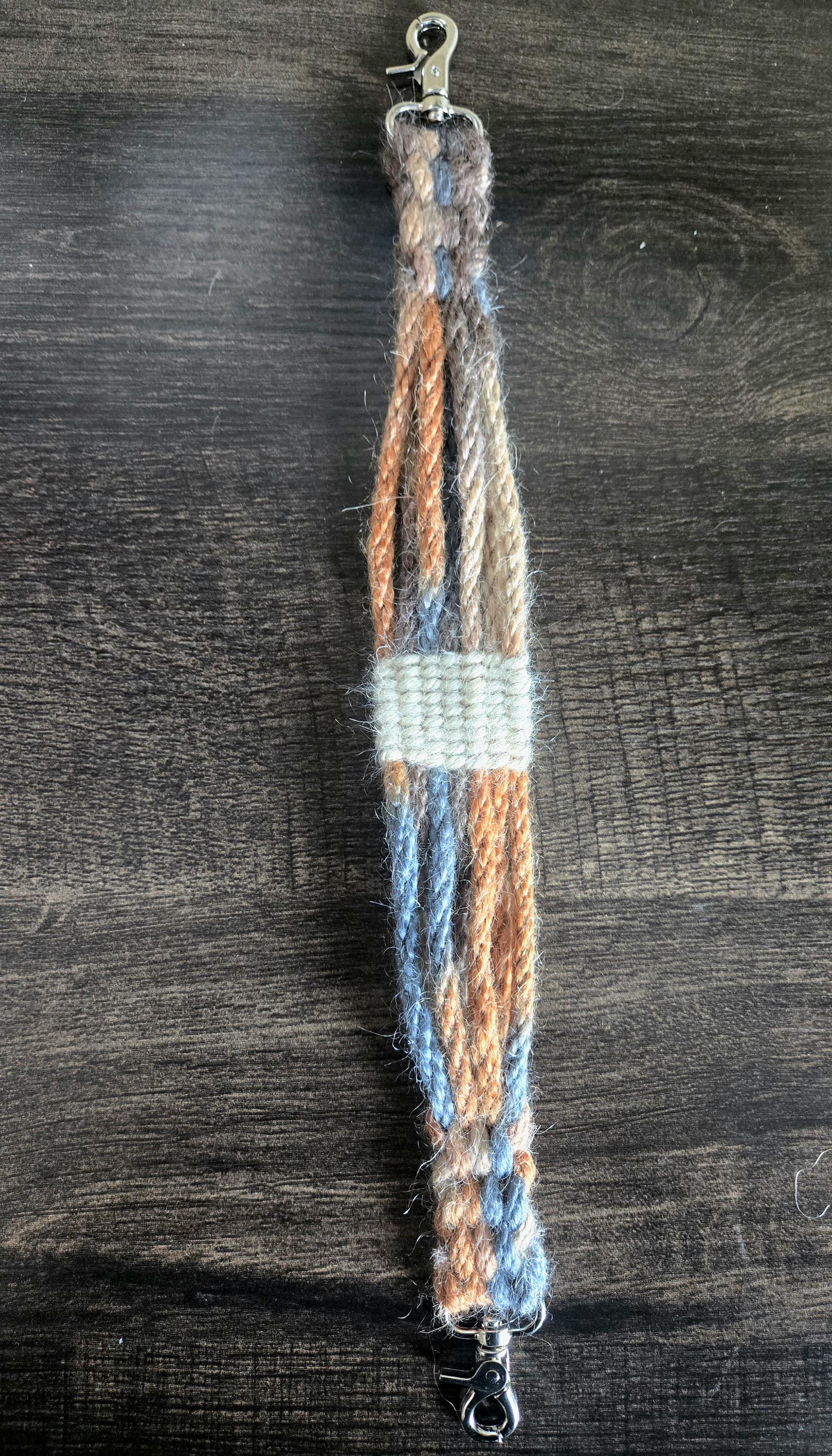 Custom wither strap, 100% mohair cord, grab strap for western horseback riding, handmade gift for equestrian, tack set